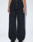Jeans Donna Dr Denim Stream Check Overdye - Ex-voto