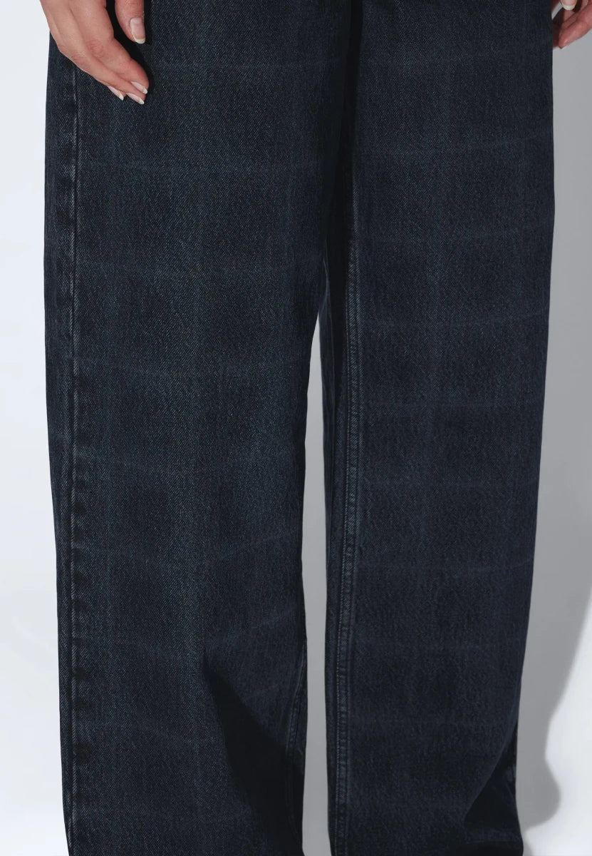 Jeans Donna Dr Denim Stream Check Overdye - Ex-voto