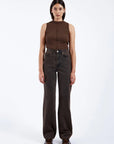 Jeans Echo Dr Denim Tar Jet Brown - Ex - voto