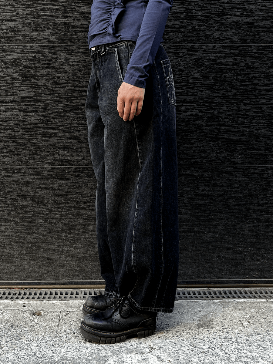 Jeans Erika Noir Damson Madder - Ex-voto