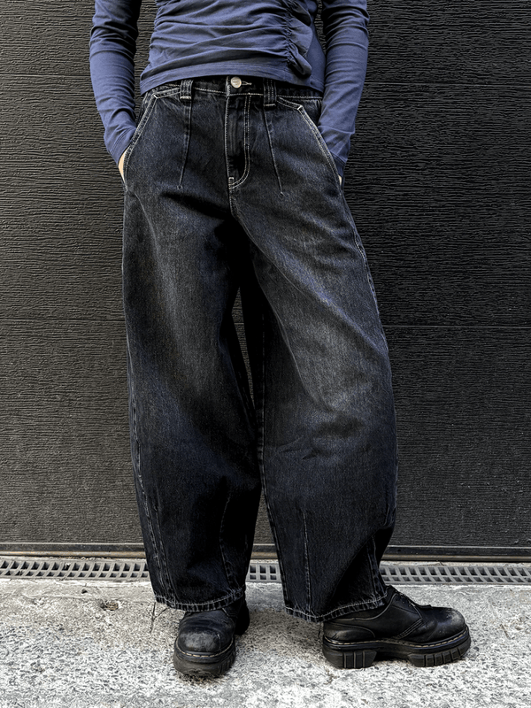 Jeans Erika Noir Damson Madder - Ex-voto