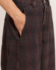 Jeans Erika Sirius Check Damson Madder - Ex-voto
