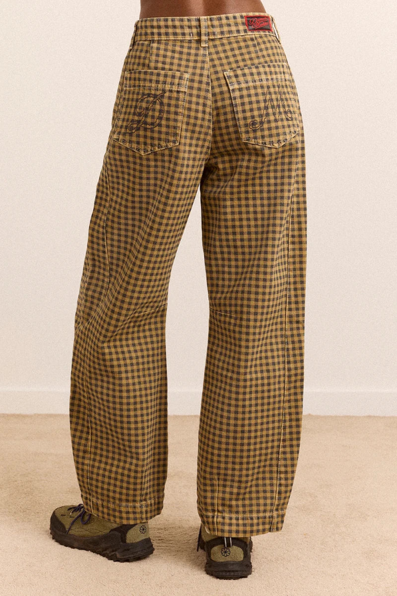 Jeans Felix Gingham Quince Damson Madder - Ex-voto