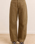 Jeans Felix Gingham Quince Damson Madder - Ex-voto