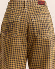 Jeans Felix Gingham Quince Damson Madder - Ex-voto