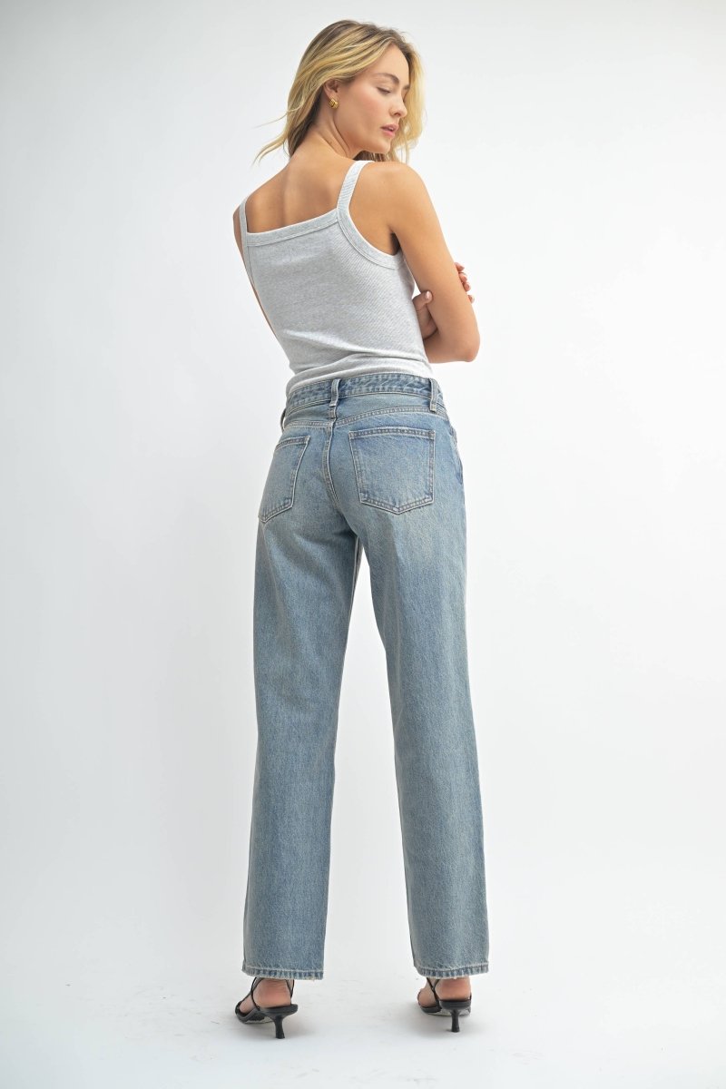 Jeans Jambe Droite Bleu Clair JBD - Ex - voto