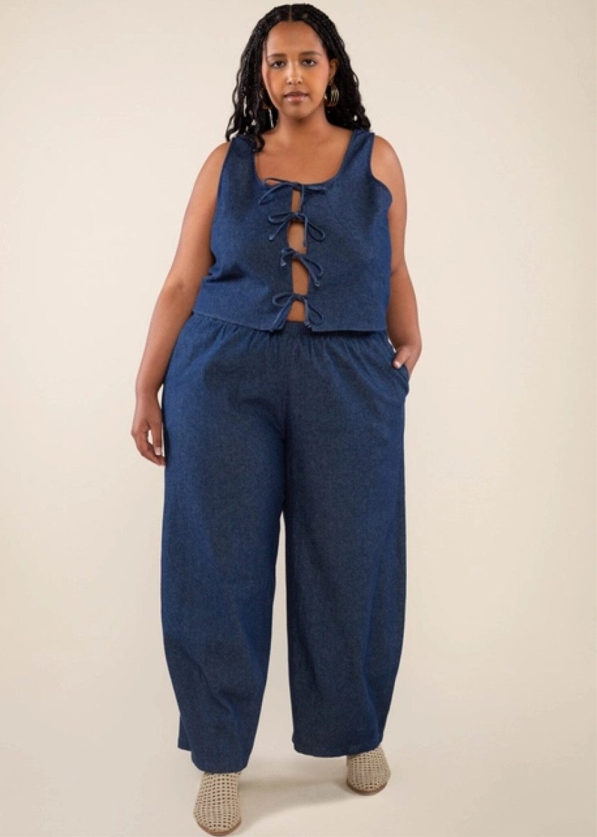 Jeans Lanterne NLT Bleu Foncé - Ex - voto