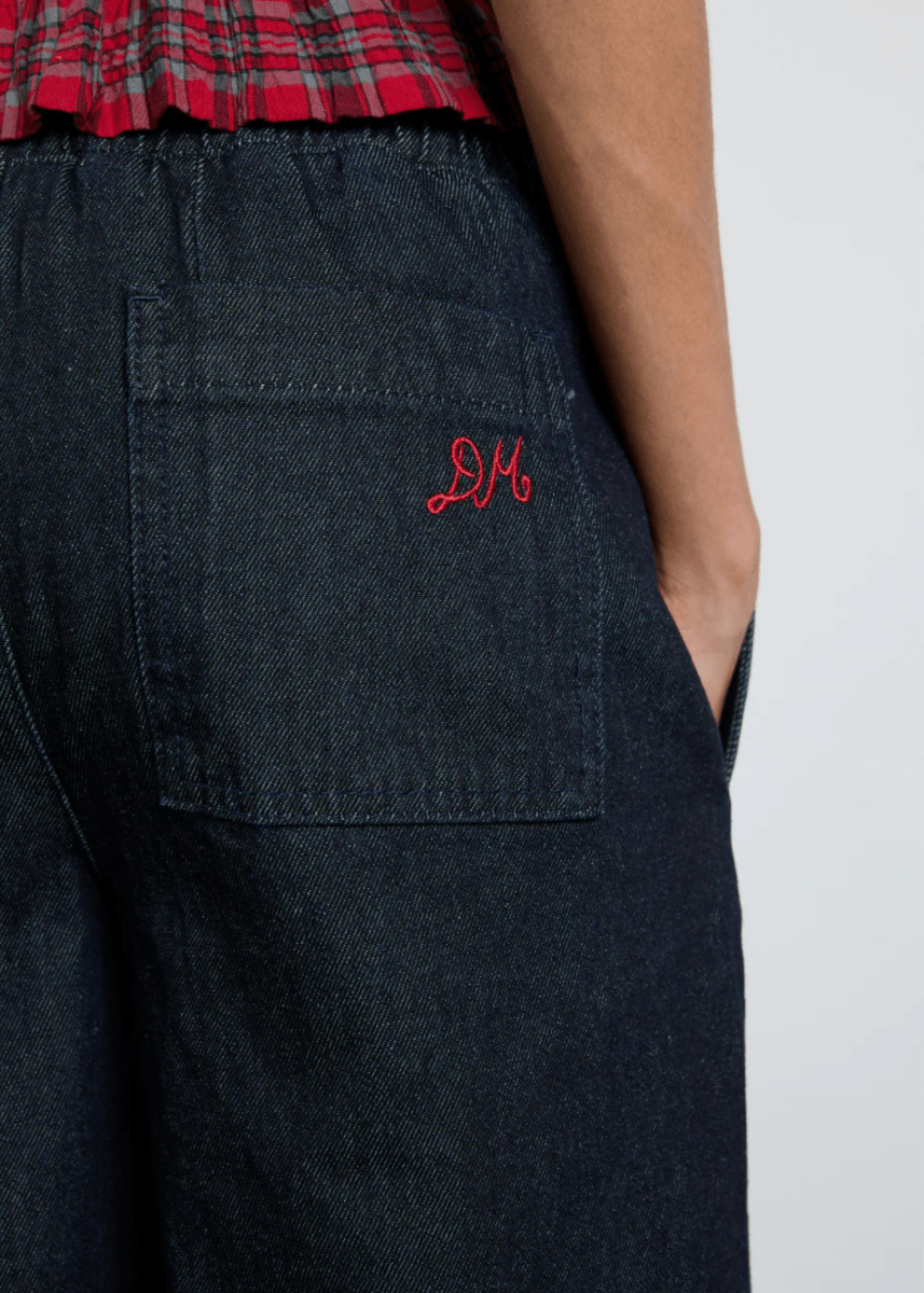 Jeans Rafe Broderies Damson Madder - Ex - voto