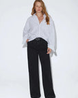 Jeans Rhue Dr Denim Noir Pinstriped - Ex-voto