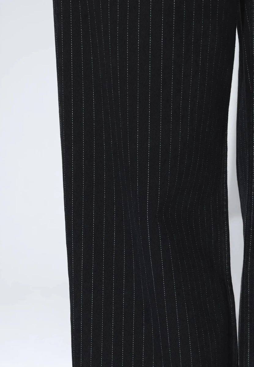 Jeans Rhue Dr Denim Noir Pinstriped - Ex-voto