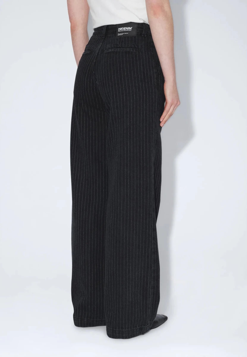 Jeans Rhue Dr Denim Noir Pinstriped - Ex-voto
