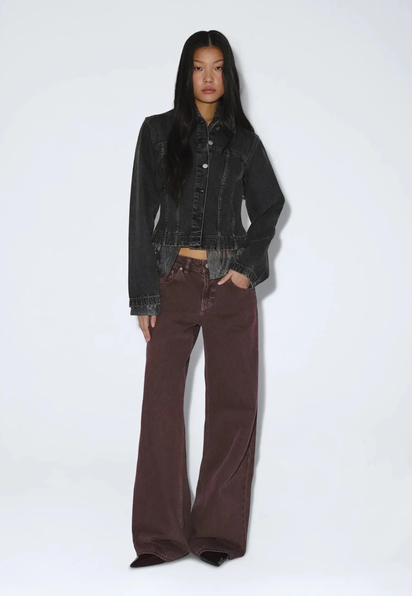 Jeans Rhue Dr Denim Washed Aubergine - Ex-voto