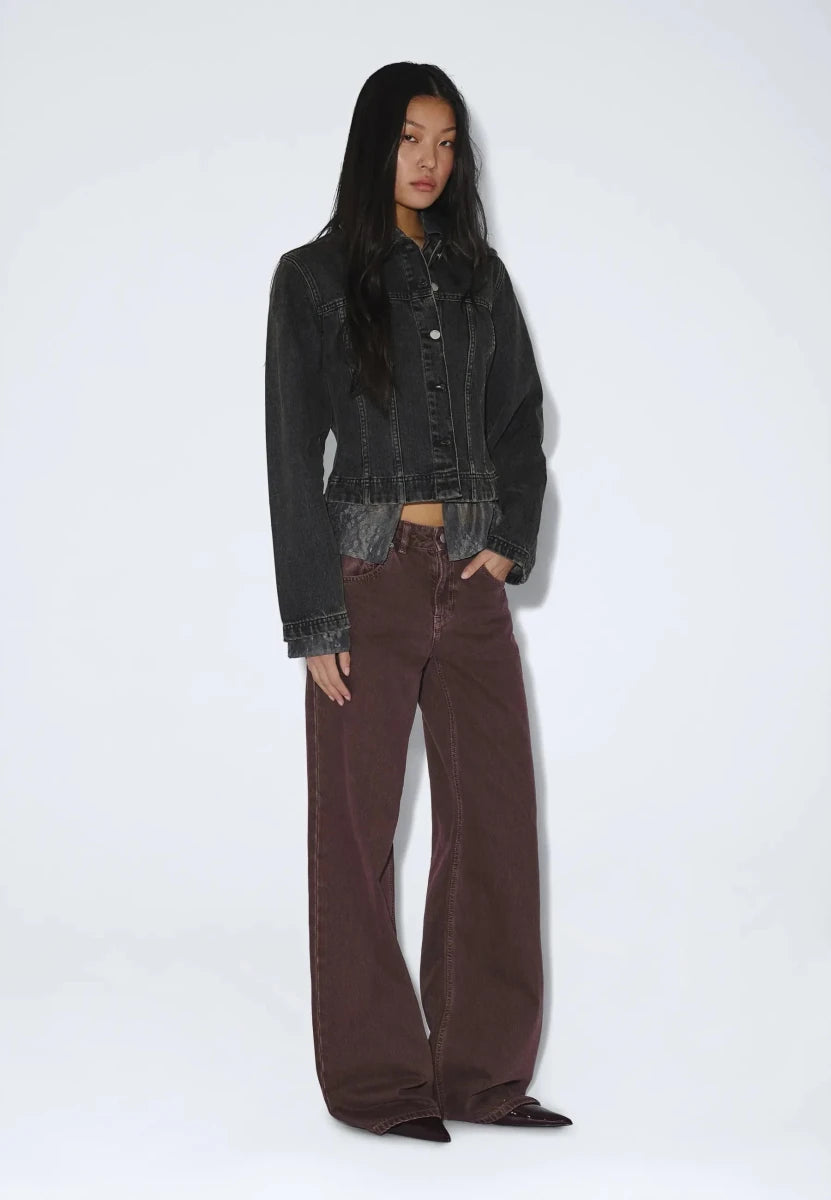 Jeans Rhue Dr Denim Washed Aubergine - Ex-voto