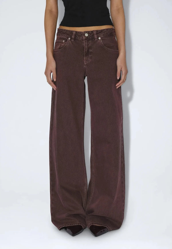 Jeans Rhue Dr Denim Washed Aubergine - Ex-voto
