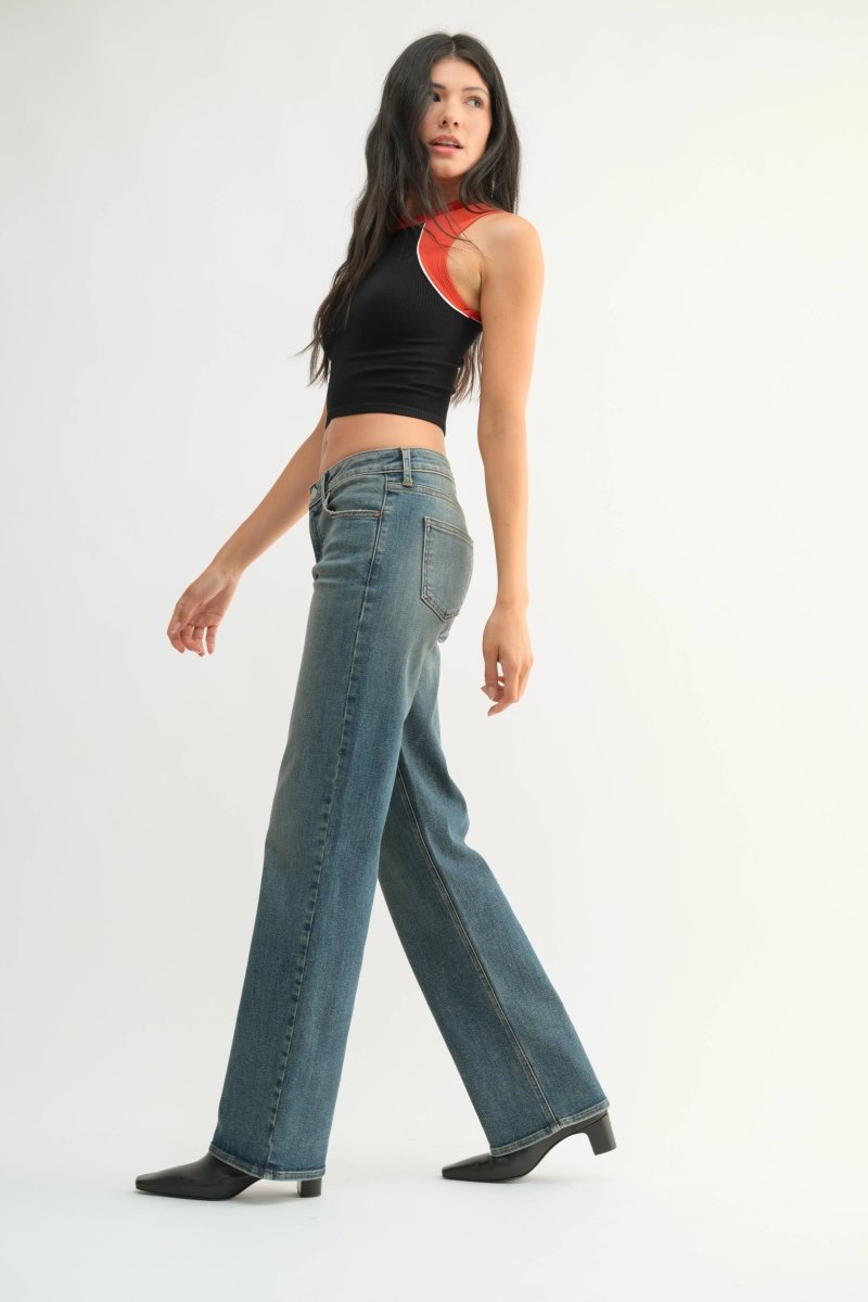 Jeans Vintage Droit Taille Mid JBD - Ex - voto