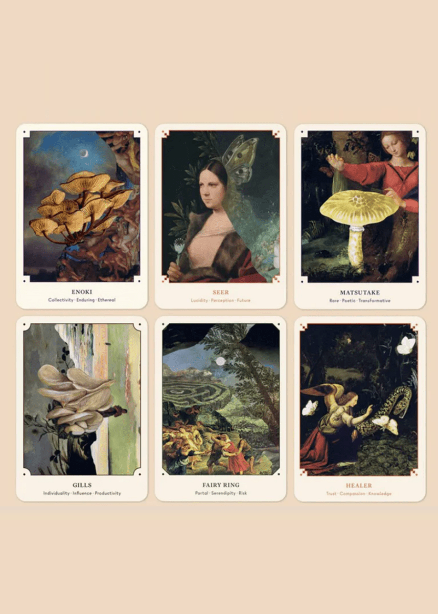 Jeu de Cartes The Mushroom Oracle Broccoli - Ex - voto