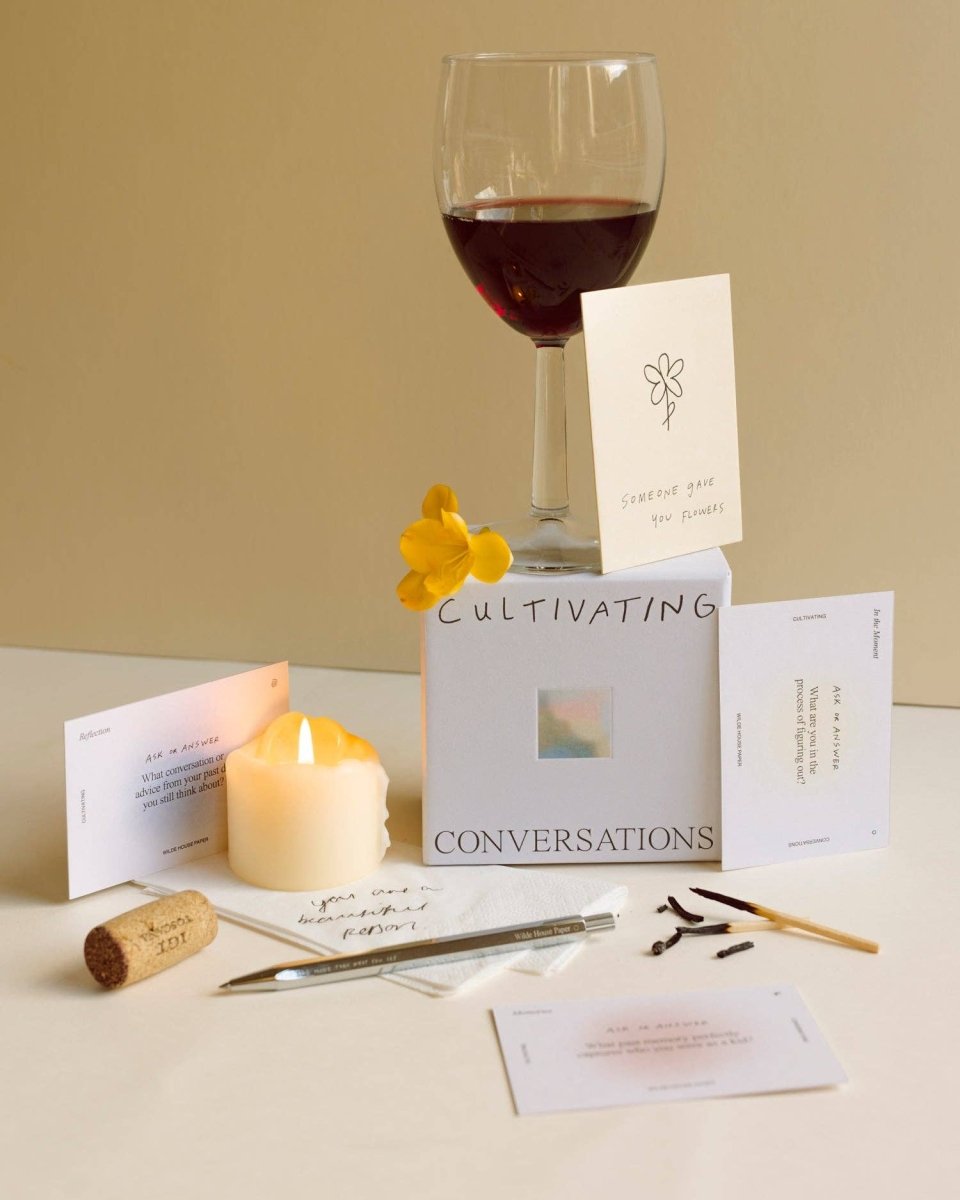 Jeu de Discussion Cultivating Conversations Wilde House Paper - Ex - voto