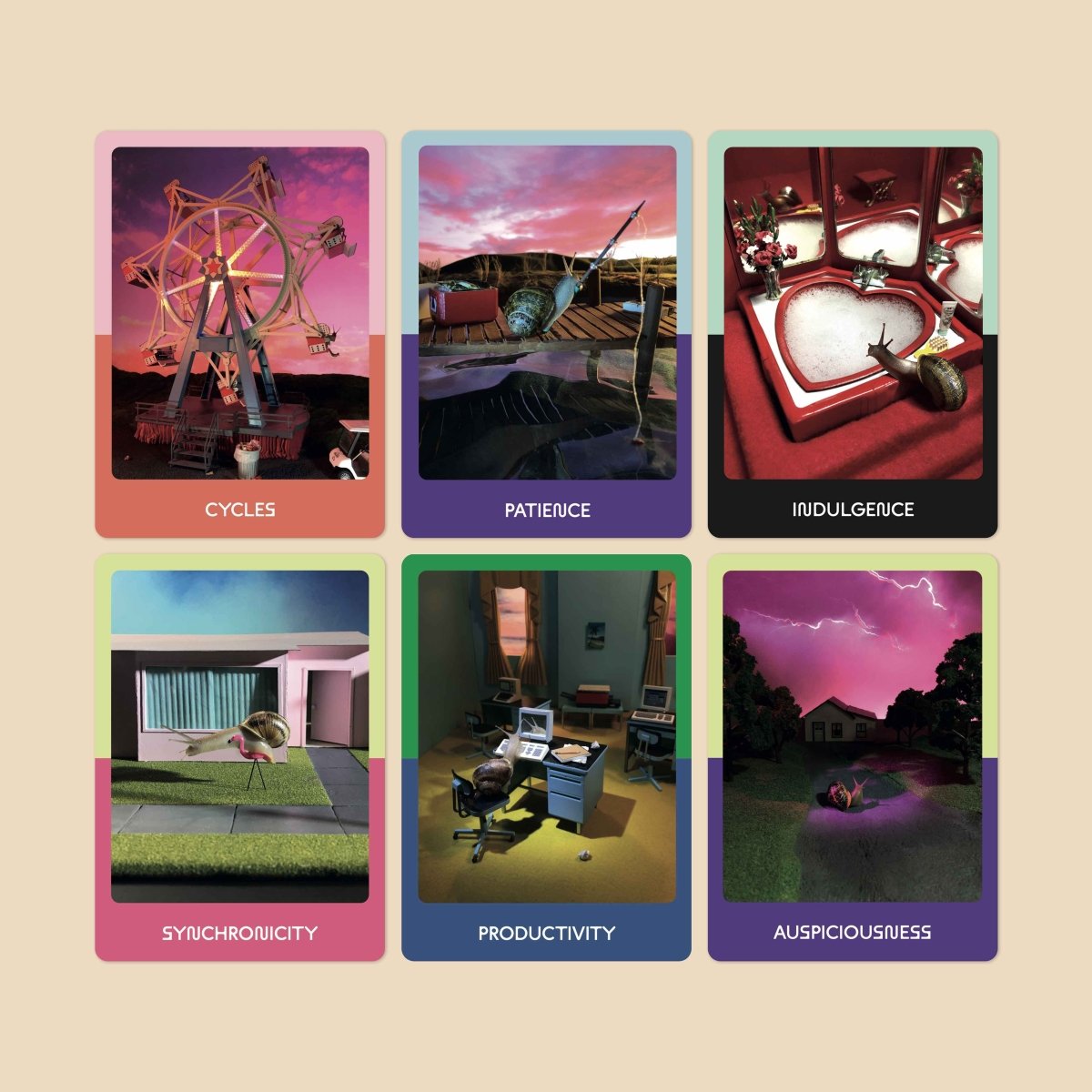 Jeu de Tarot The Snail Oracle Broccoli - Ex-voto