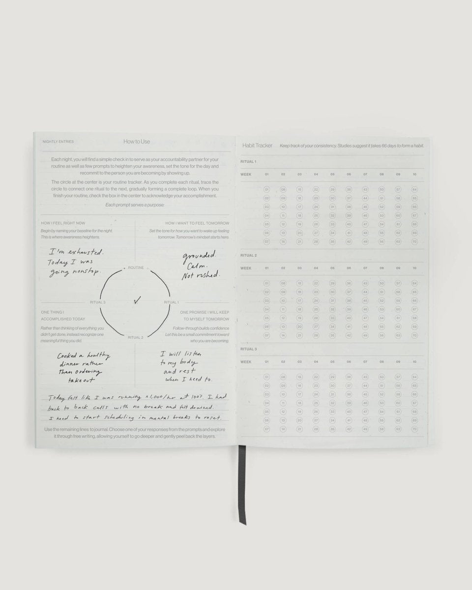 Journal Night Routine Wilde House Paper - Ex-voto