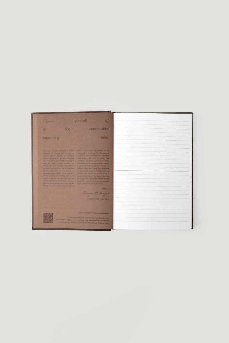 Journal Open Espresso Wilde House Paper - Ex - voto