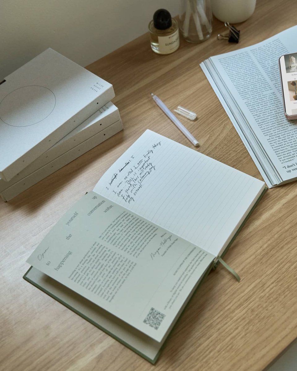Journal Open Moss Wilde House Paper - Ex - voto