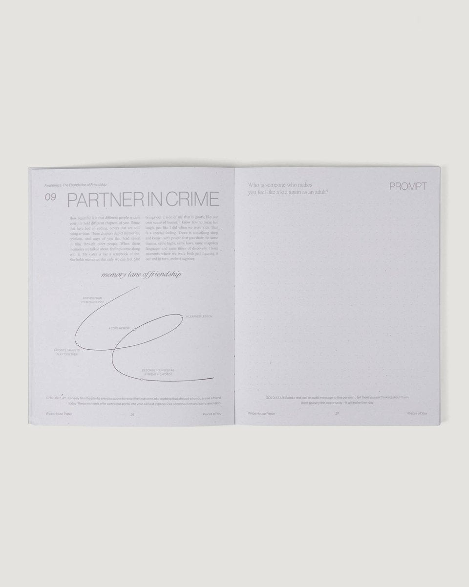 Journal Pieces of You Wilde House Paper - Ex - voto