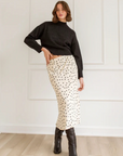 Dailystory Cream Polka Dot Ellie Skirt