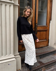 Dailystory Cream Polka Dot Ellie Skirt