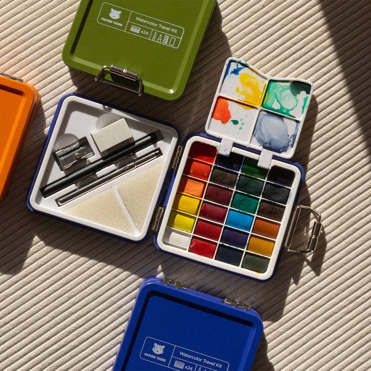 Kit d'Aquarelle de Voyage Papier Tigre - Ex-voto
