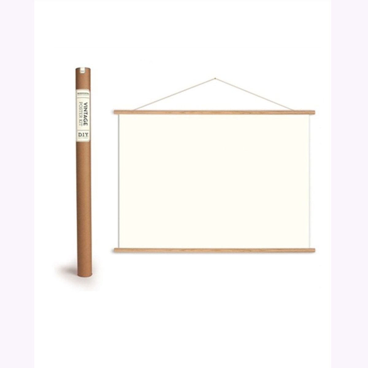 Kit de Bois pour Affiche Horizontale (28 po) Cavallini - Ex - voto