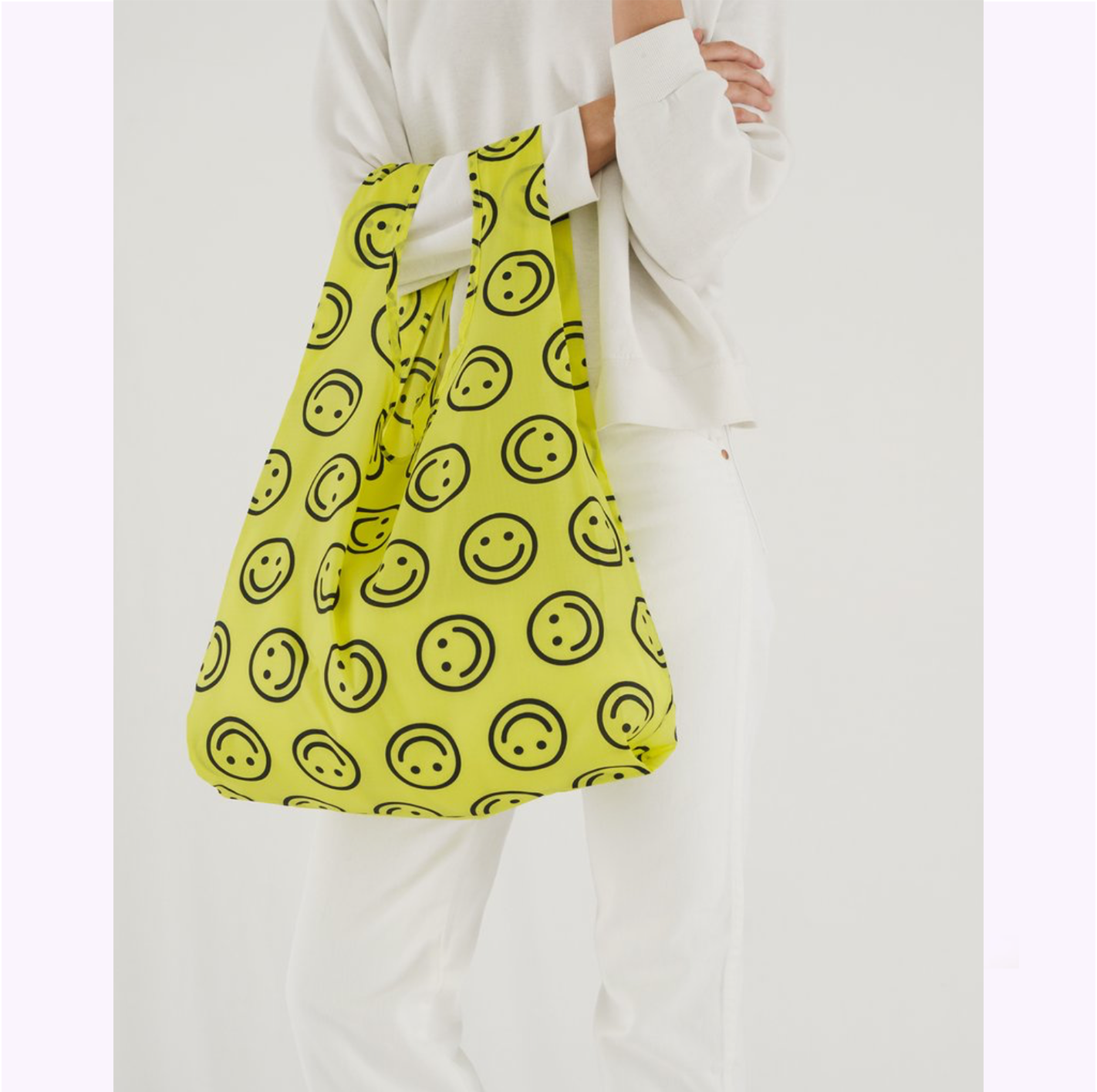 Sac Réutilisable Standard Baggu Happy Yellow