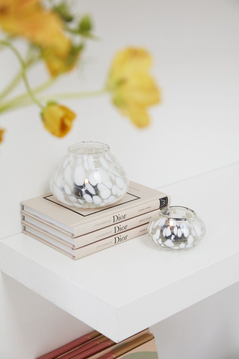 Lampion Miramar 3 x 2 Confetti Blanc AD - Ex - voto