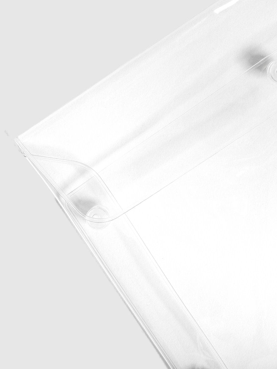 Large Pochette Transparente Cloth &amp; Paper - Ex-voto