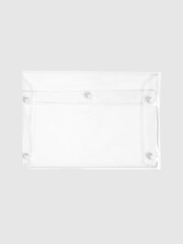 Large Pochette Transparente Cloth & Paper - Ex-voto