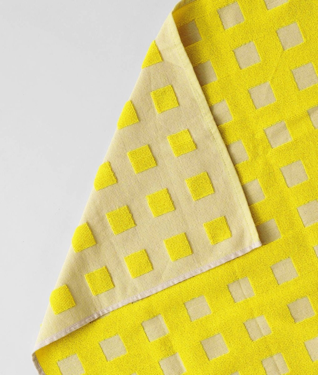 Linge Squares Avoine et Jaune Wrap - Ex - voto