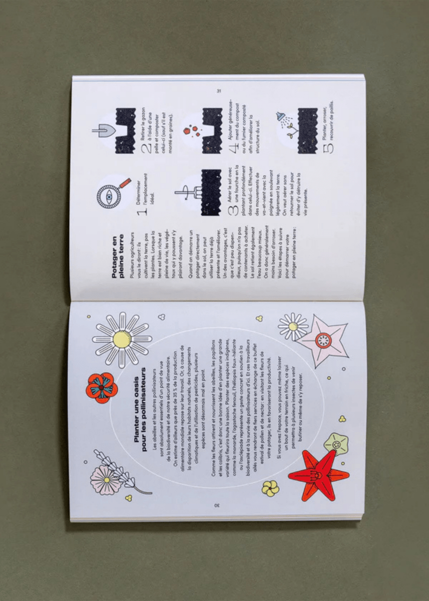 Livre Le Petit Guide illustré du Potager - Nutritioniste Urbain - Ex - voto