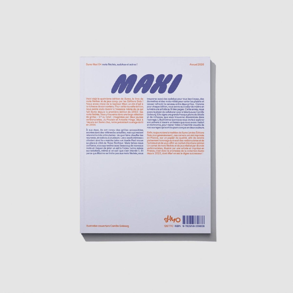 Livres d'activités Maxi 4e Sumo - Ex - voto