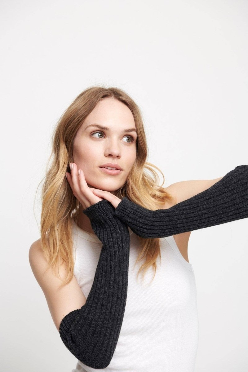 Manches en Laine Noires Moshi - Ex - voto