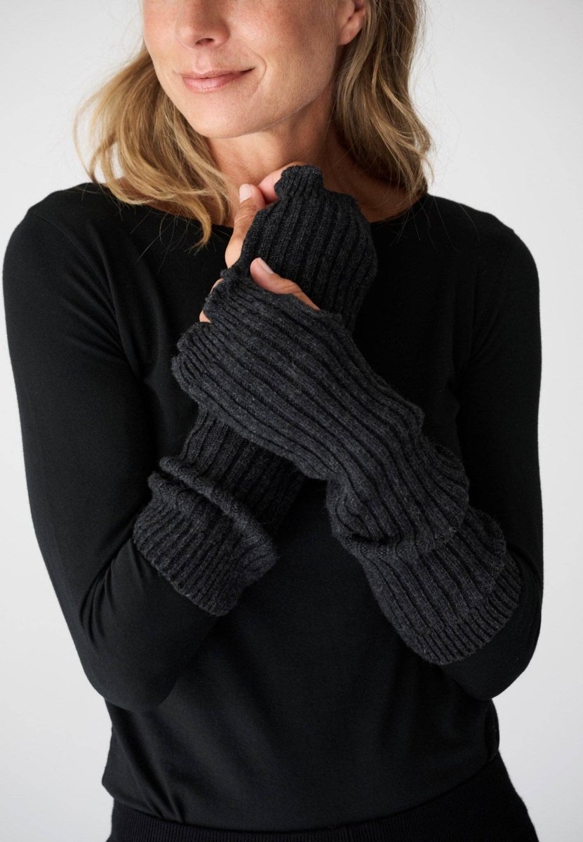 Manches en Laine Noires Moshi - Ex - voto