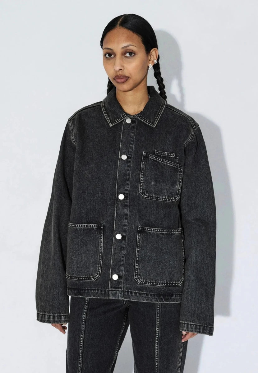 Manteau Evon Aged Black Dr Denim - Ex - voto