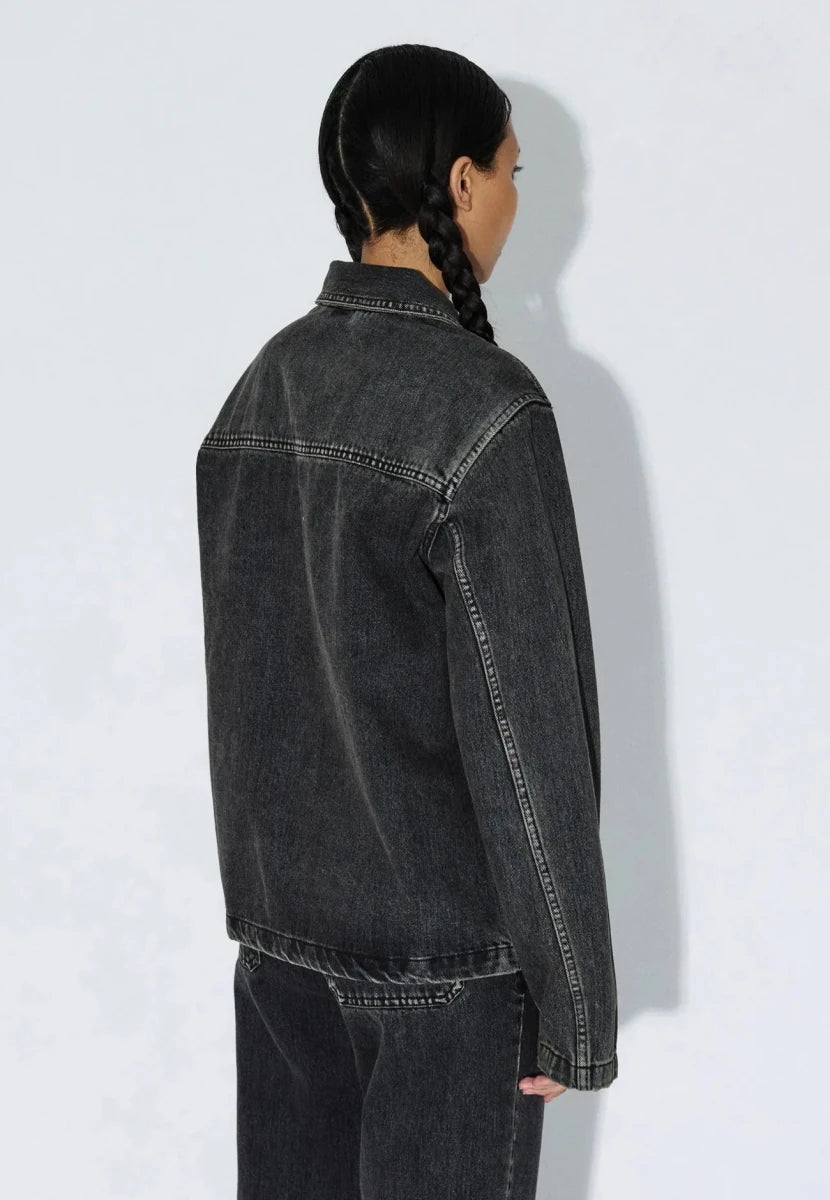 Manteau Evon Aged Black Dr Denim - Ex - voto