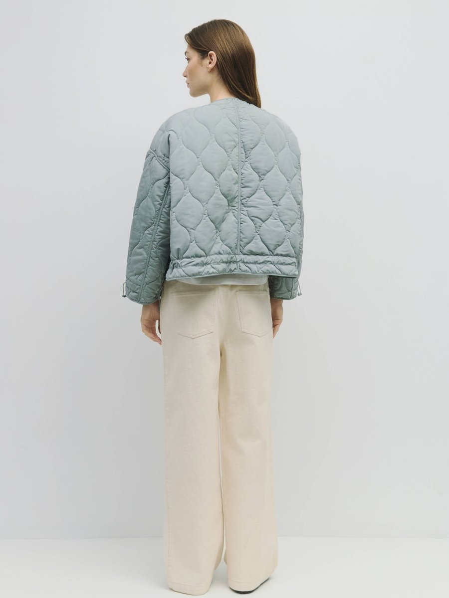 Manteau Matelassé Kara Bleu Clair Mod Ref - Ex - voto