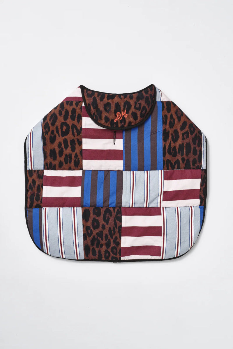 Manteau pour Chiens Patchwork Damson Madder - Ex - voto