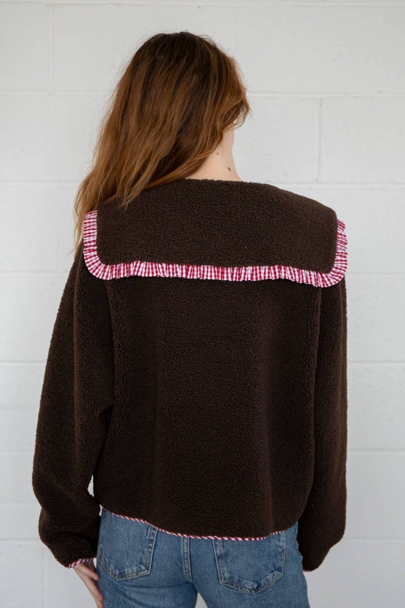 Manteau Thea Brun Things Between - Ex - voto