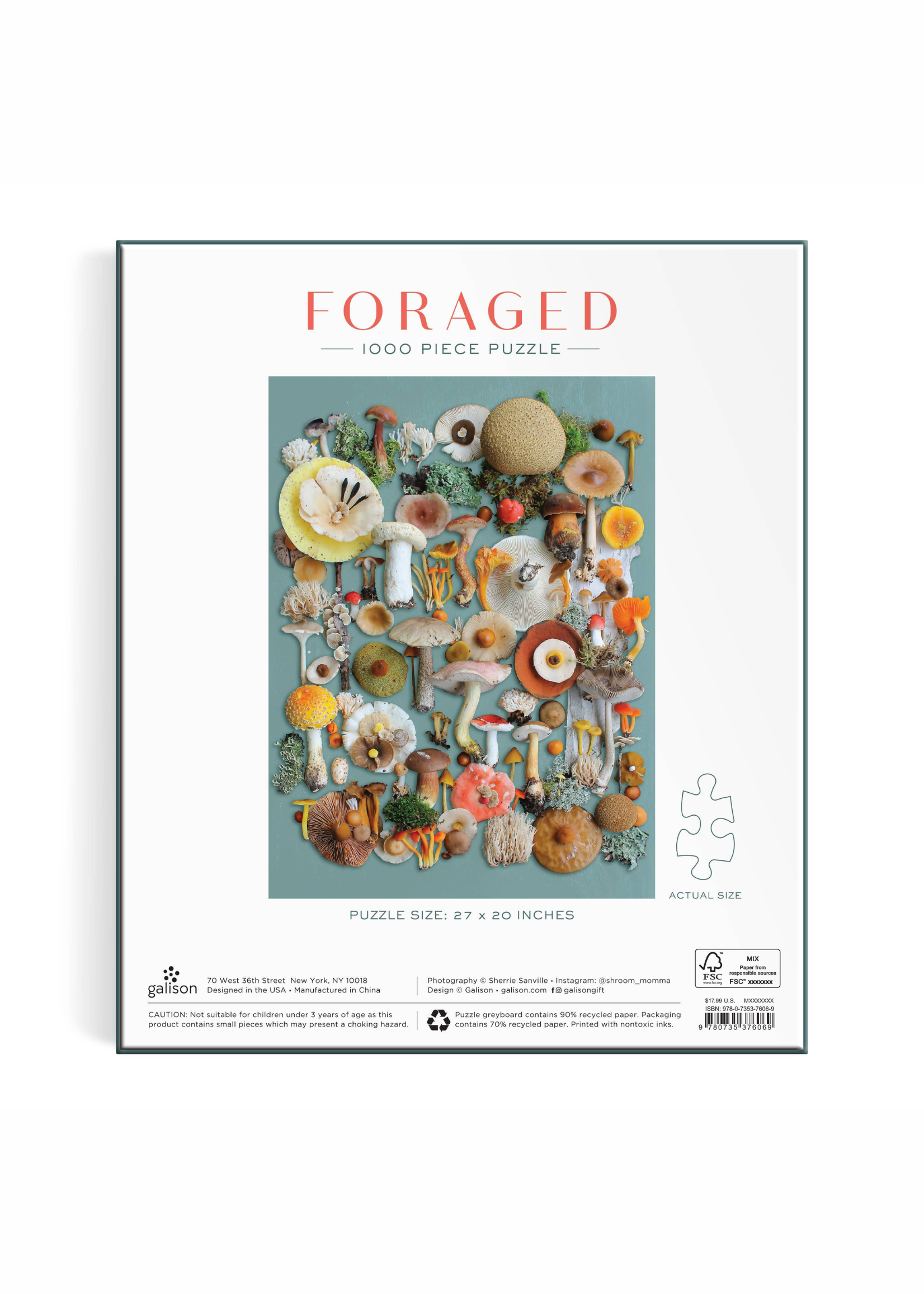 Chronicle Books Foraged 1000 Piece Puzzle