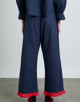 Damson Madder Navy and Red 2 Piece Maria Pajamas