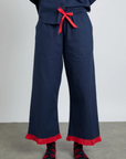 Damson Madder Navy and Red 2 Piece Maria Pajamas