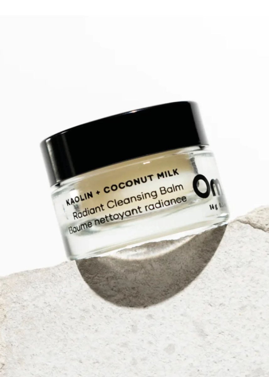 Mini Baume Nettoyant Radiance Coco et Kaolin 14g Om Organics - Ex - voto