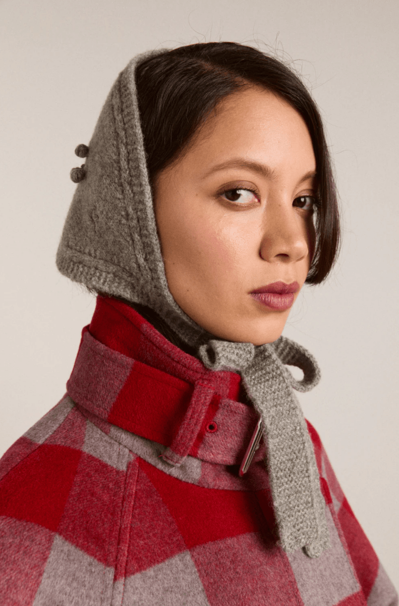 Mini Bonnet Gris Damson Madder - Ex - voto