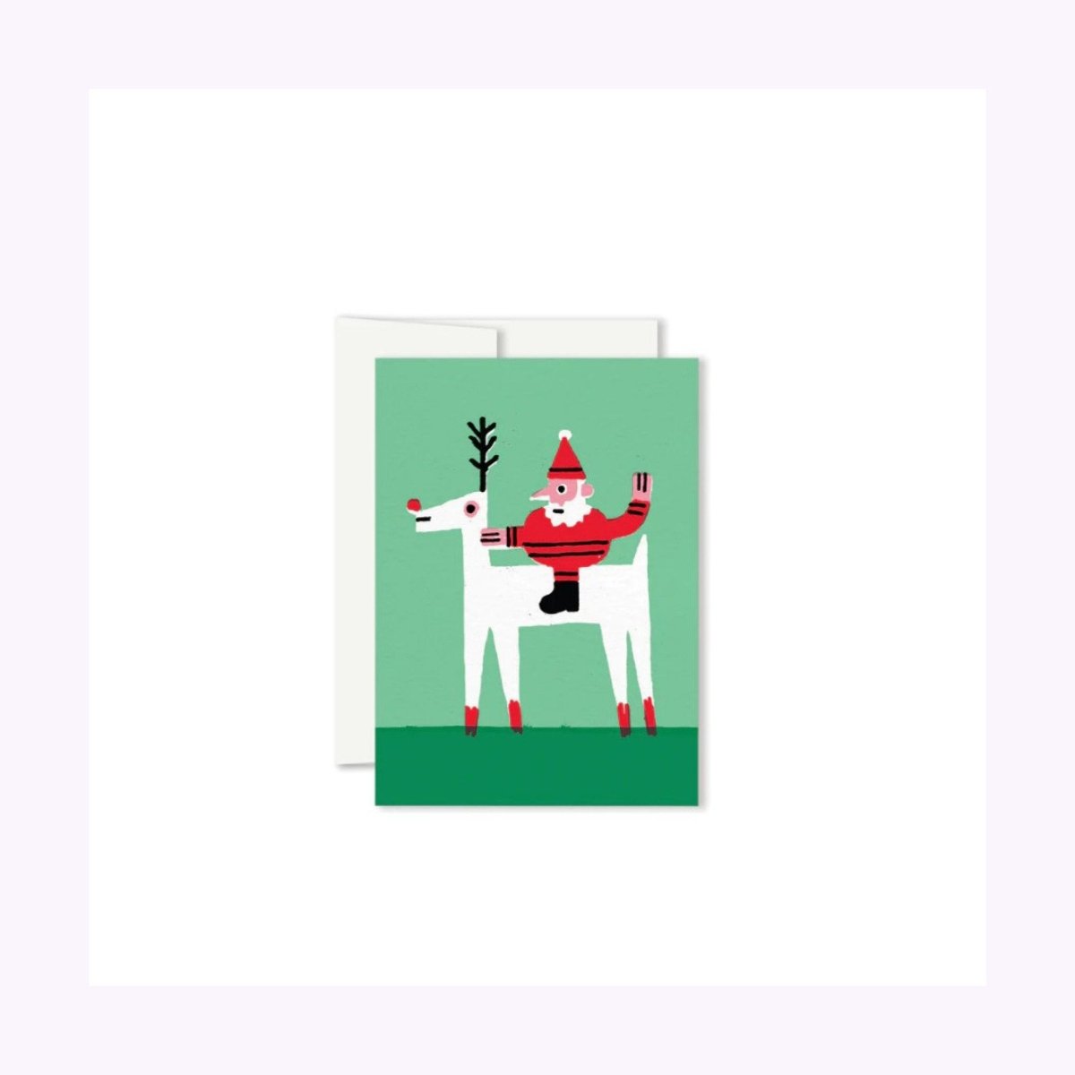 Mini Carte de Souhaits Soirée Canadienne Paperole - Ex - voto